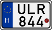 license plates of Hungary, Motorcycles (1990)