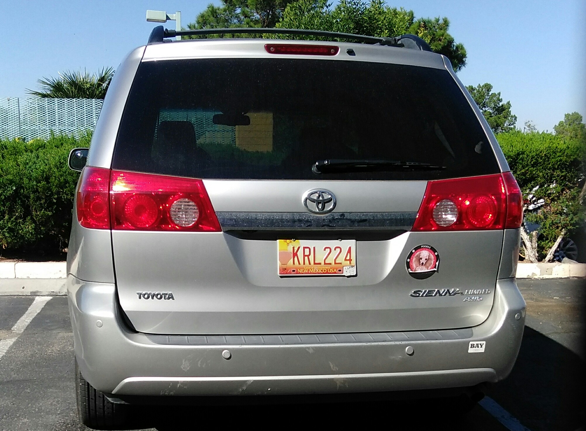 KRL224, Toyota Sienna 2nd gen (XL20), 2003–2009