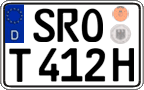 German license plate, Plates for oldtimers (type 