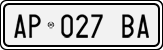 License plate of Italy, Cars (1994 year series)