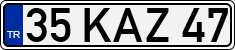 License plate of Turkey, Regular plates