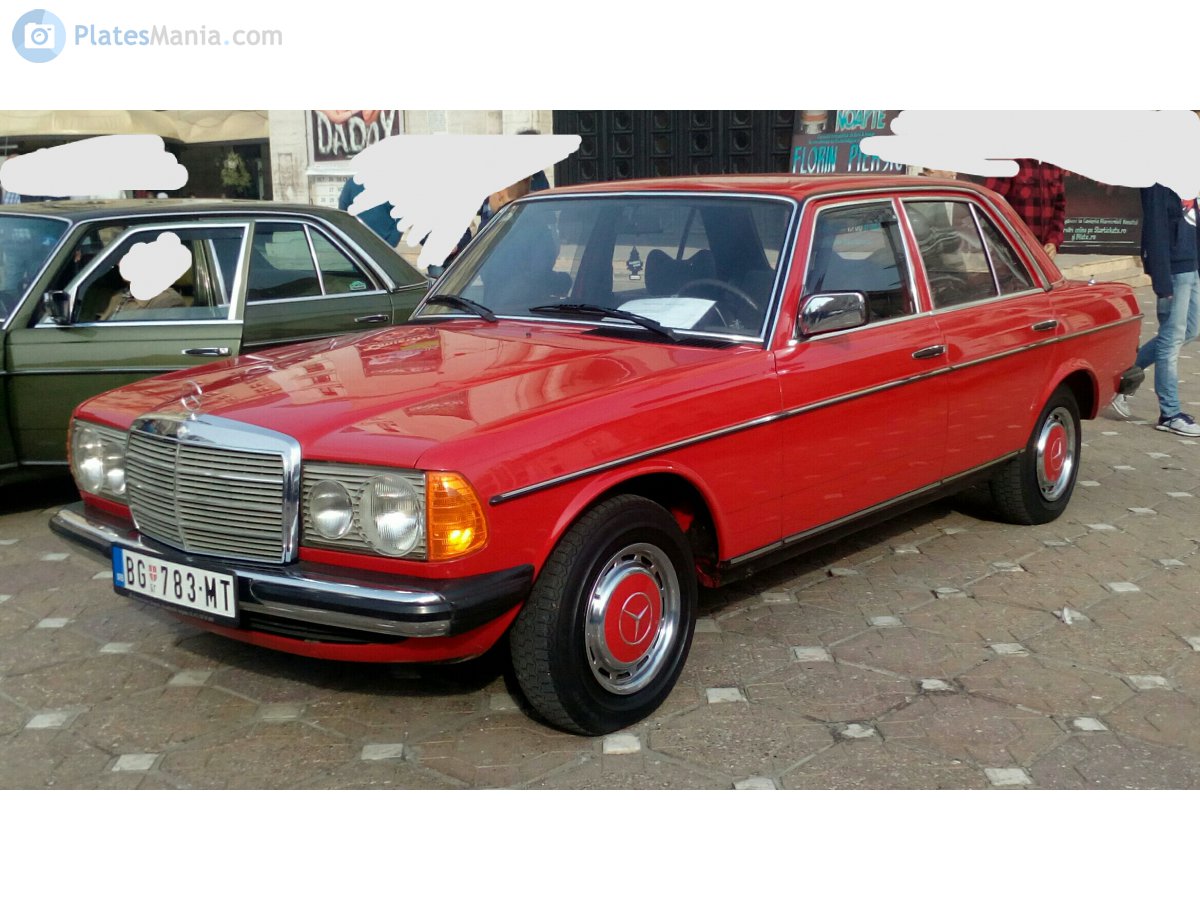 BG 783-MT, Mercedes-Benz E-Klasse 200–300 Sedan (W123), 1975­–1986