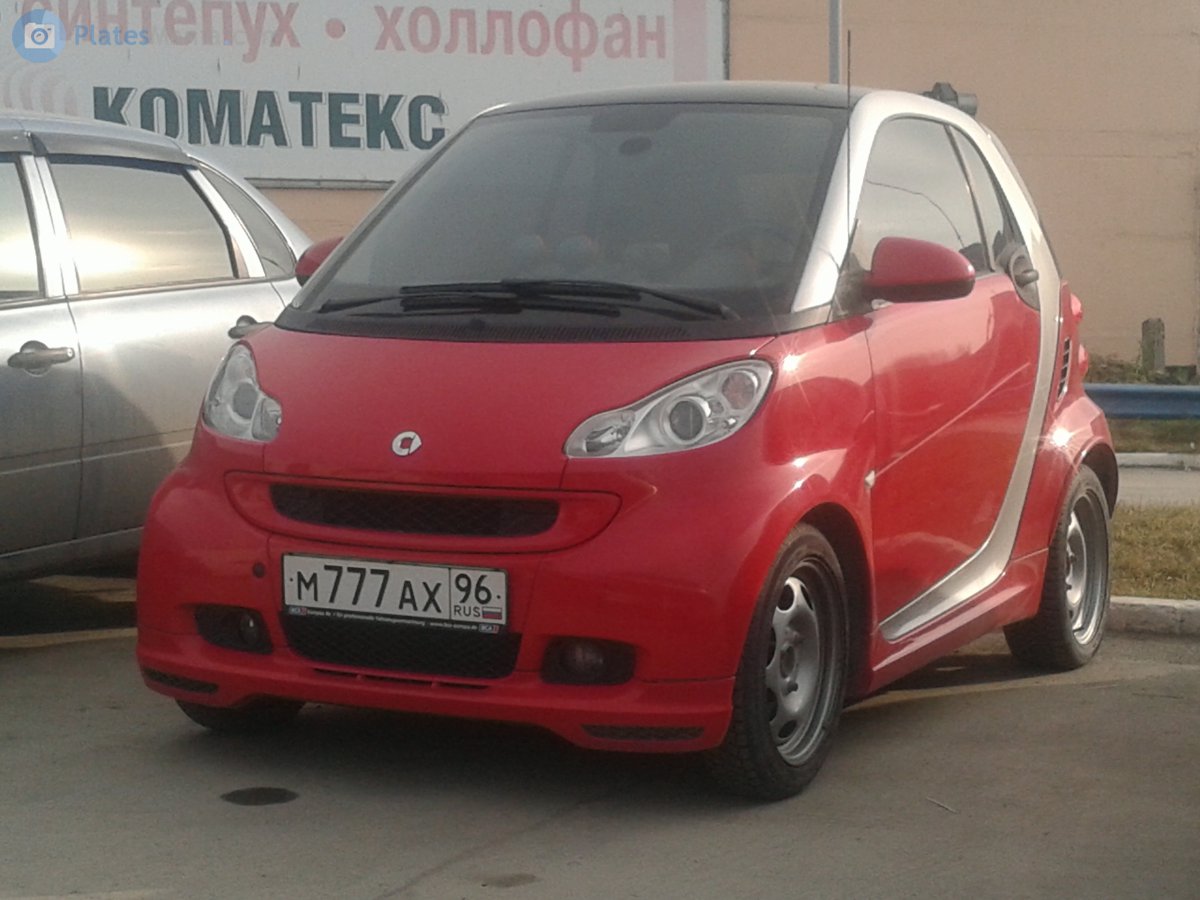 м 777 ах 96, Smart ForTwo 2nd gen (C451), 2007–2015
