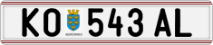 License plate of Austria, Regular plates