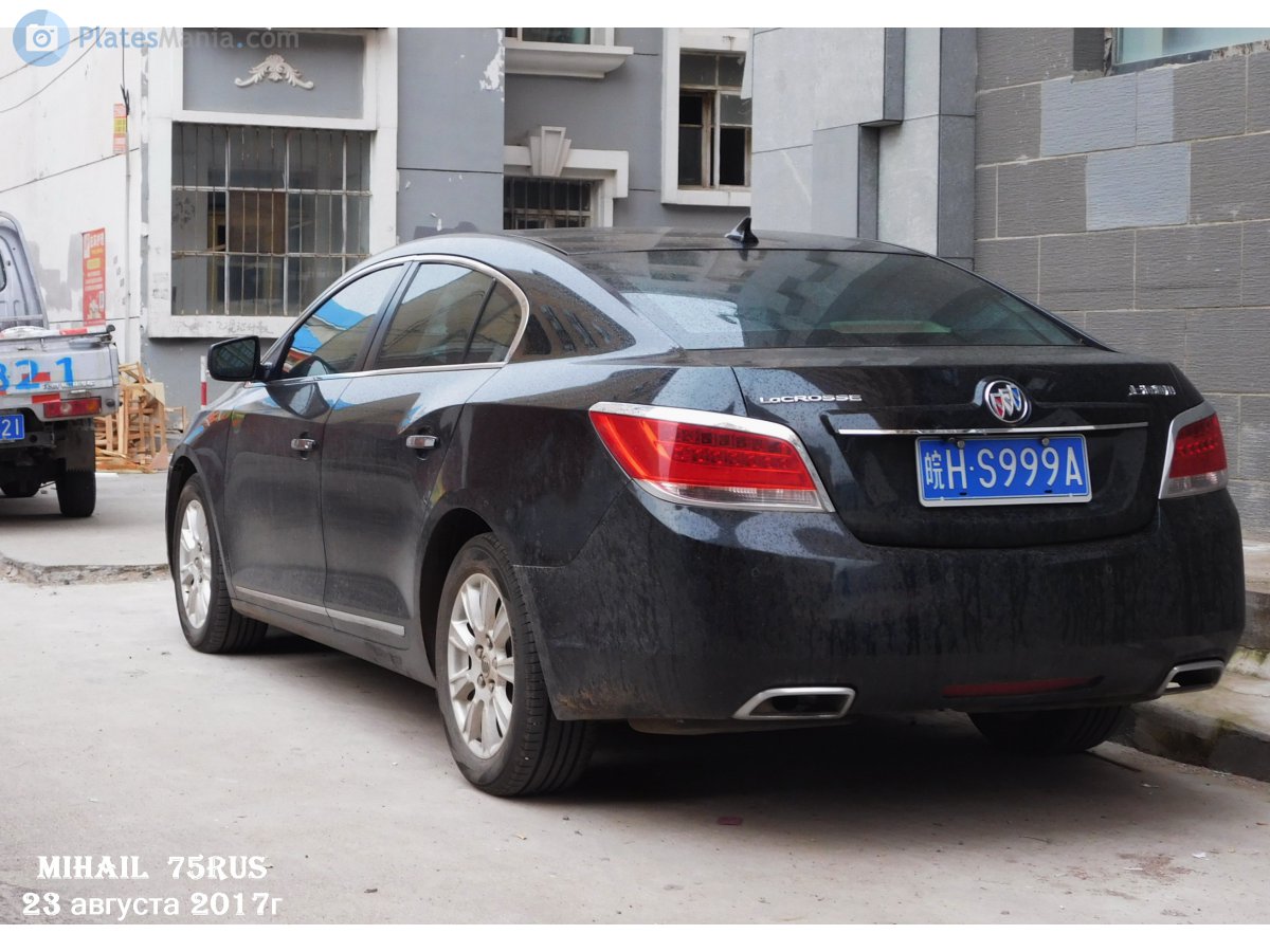 皖H·S999A, Buick LaCrosse 2nd gen (Epsilon II LWB; GMX353), 2009–2013