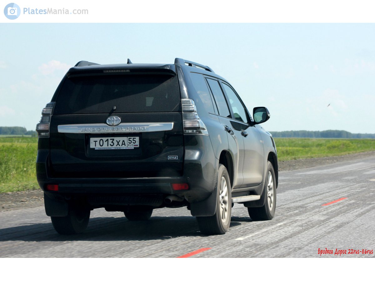 т 013 ха 55, Toyota Land Cruiser Prado 4th gen 5-door SUV (J150), 1st facelift, 2013–2017