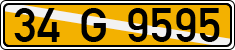 License plate of Turkey, Temporary