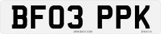 License plate of the United Kingdom, 2001 year system