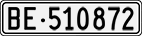 License plate of Switzerland, Cars