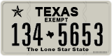 Texas, Exempt (123-4567)