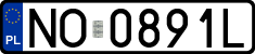 License plates of Poland, Regular car plates