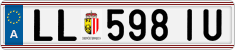 License plate of Austria, Regular plates