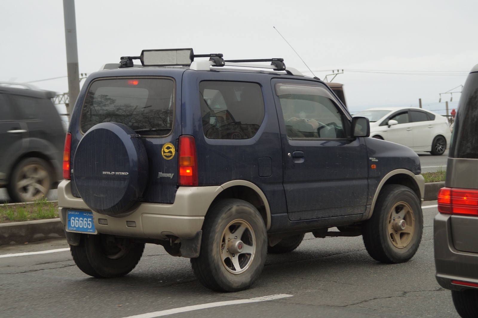66665, License plate without vehicle 