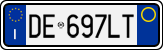 License plate of Italy, Cars (1994 year series)