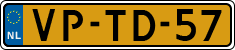 License plate of the Netherlands, Light Commercial Vehicles (1994 system)