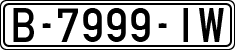 License plates of Spain, 1971 year series