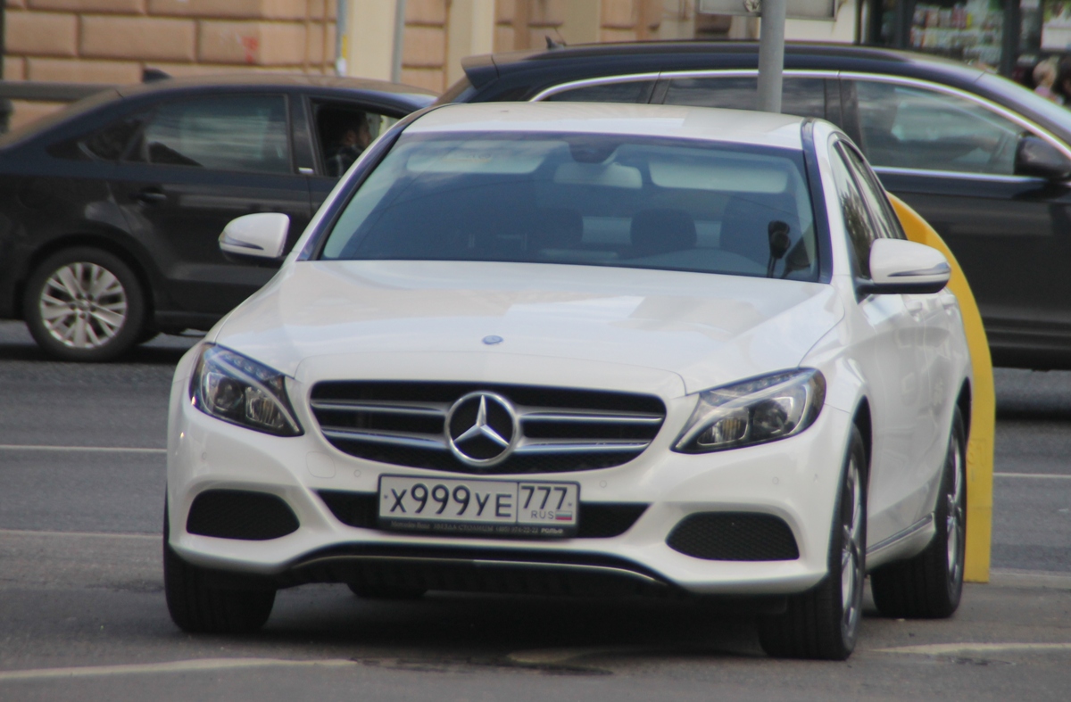х 999 уе 777, Mercedes-Benz C-Klasse 4th gen Sedan (W205), 2014–2021