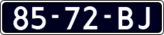License plate of the Netherlands, Cars