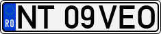 License plate of Romania, Regular plates