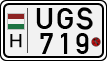 license plates of Hungary, Motorcycles (1990)