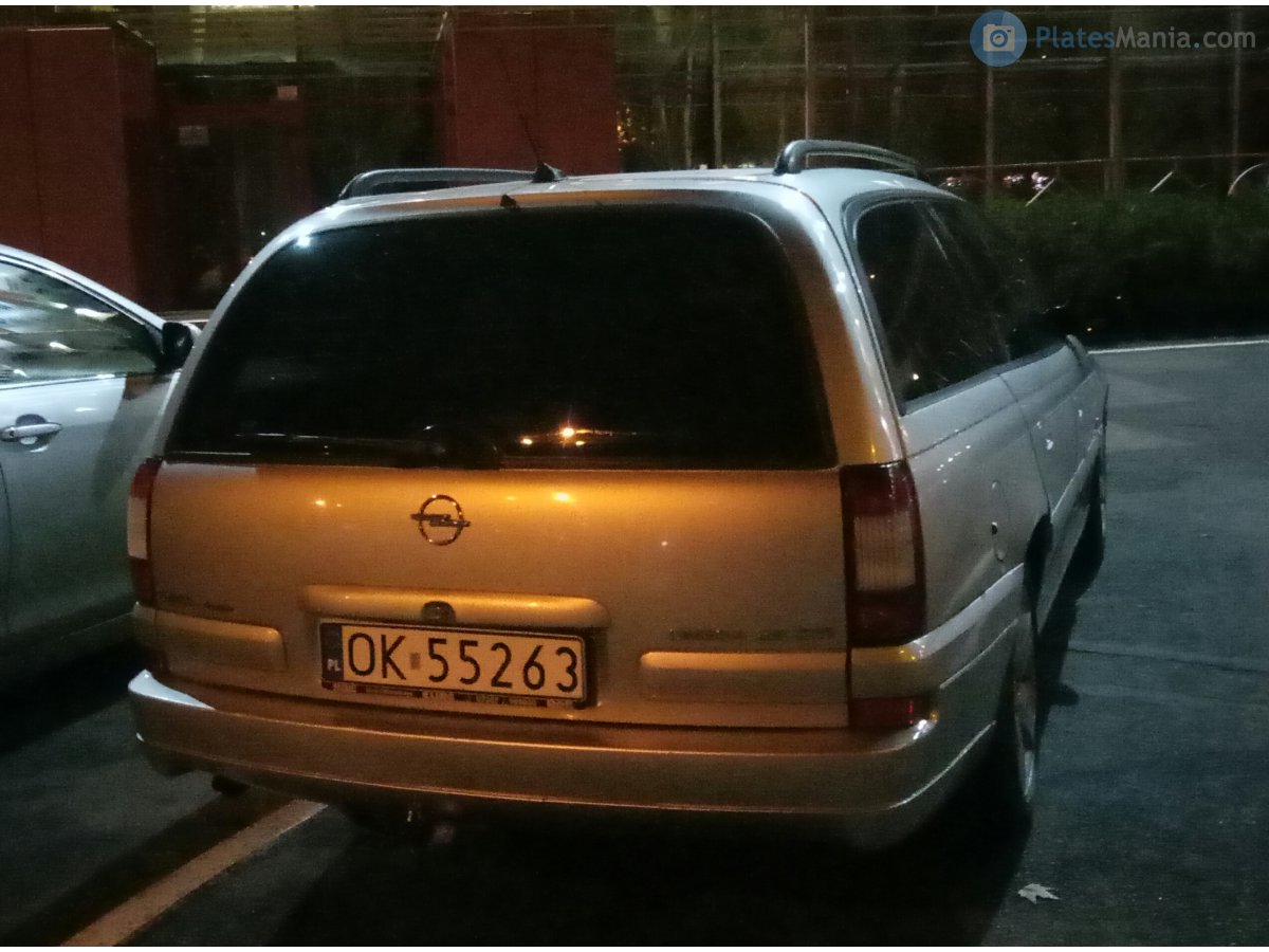 OK 55263, Opel Omega 2nd gen Caravan (B; V94), facelift, 1999–2003