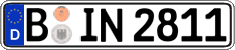 German license plate, Regular plates