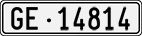 License plate of Switzerland, Cars