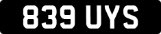 License plate of the United Kingdom, 1932 year system