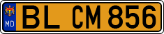 License plate of Moldova, Public transport (1992)