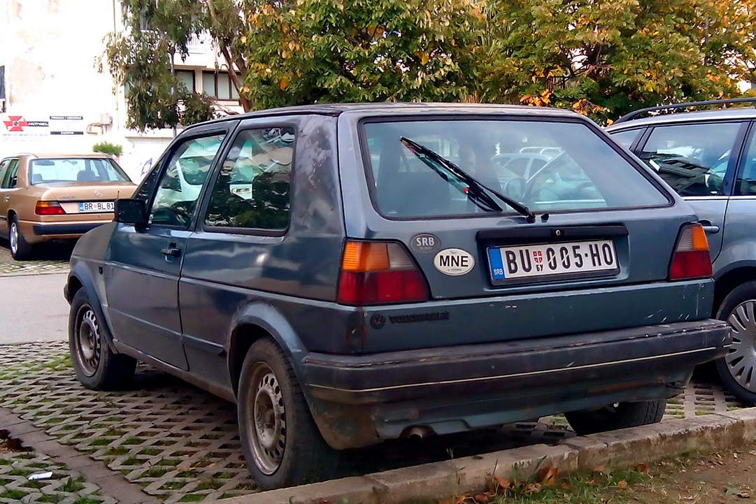 BU 005-HO, Volkswagen Golf 2nd gen 3-door Hatch (19/1G), 1983–1992