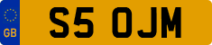 License plate of the United Kingdom, 1983 year system