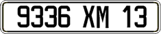 French license plate, FNI