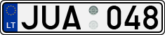 License plate of Lithuania, Cars