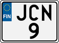 License plate of Finland, Cars
