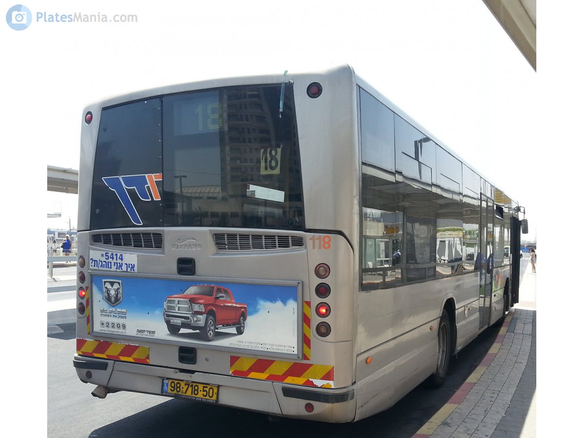 98-718-50, Merkavim Mercury 3342 Mercury Hispano Habit (Volvo B7RLE/B8RLE)