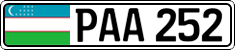 License plate of Uzbekistan, High authorities
