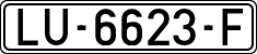 License plates of Spain, 1971 year series