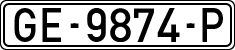 License plates of Spain, 1971 year series