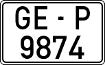 License plates of Spain, 1971 year series
