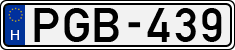 license plates of Hungary, Cars (1990)