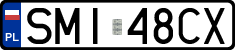 License plates of Poland, Regular car plates