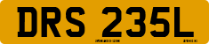 License plate of the United Kingdom, 1963 year system