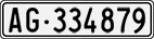 License plate of Switzerland, Cars