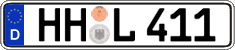 German license plate, Regular plates