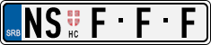 License plate of Serbia, Vanity Plates