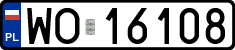 License plates of Poland, Regular car plates