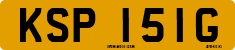 License plate of the United Kingdom, 1963 year system