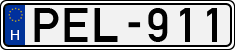 license plates of Hungary, Cars (1990)