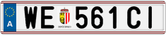License plate of Austria, Regular plates