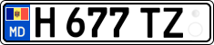 License plate of Moldova, Trailers (2015)